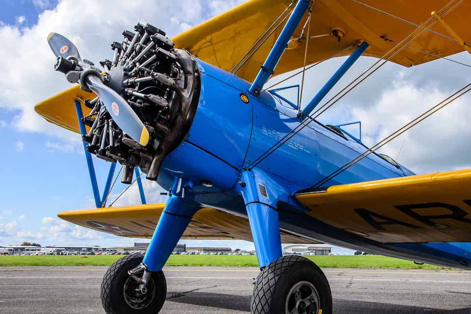 Boeing-stearman Solent Airport 100 Years Event - Out To Grass Photography